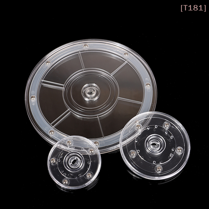 Furniture Rotating Hardware - [E] Turntable Transparent Acrylic 360 Rotating