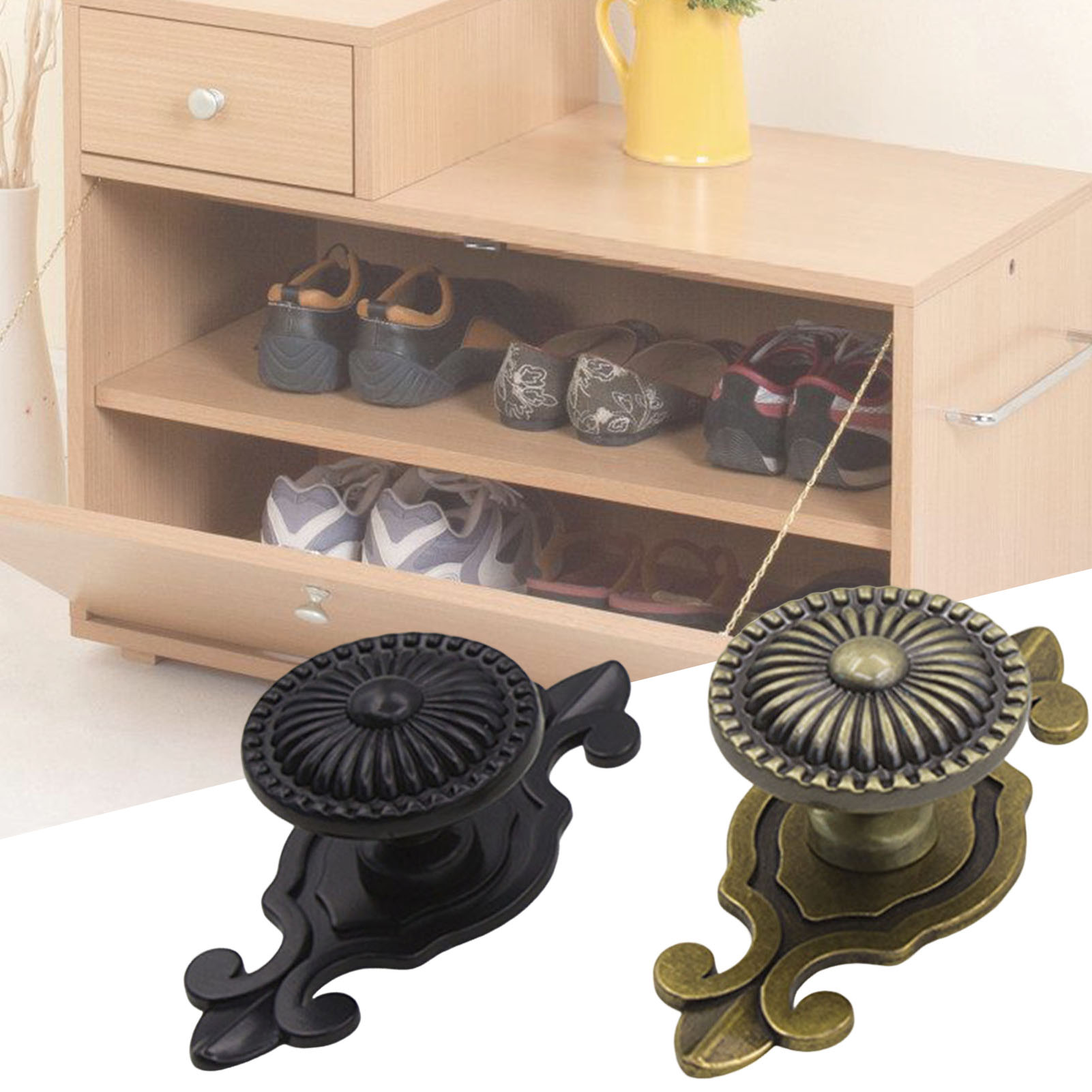 Furniture Hardware Factory - Cabinet Furniture Handle Retro Mushroom Dresser