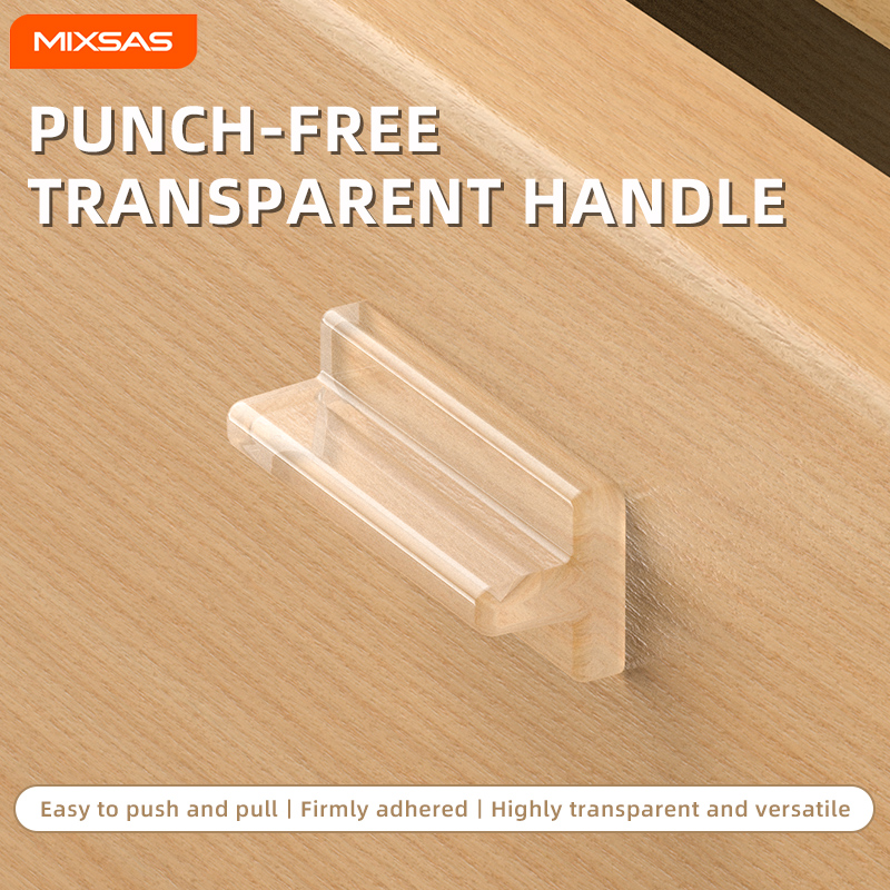 Furniture Hardware Factory - MIXSAS Invisible Self-Adhesive Handle for Sliding