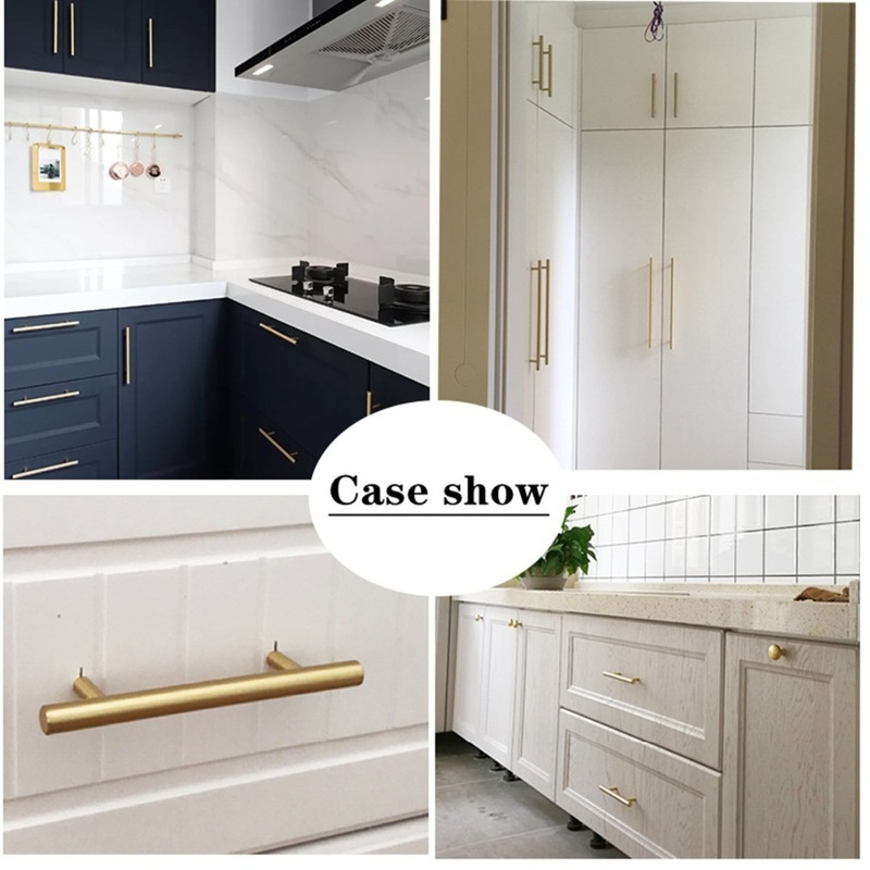 Modern Gold Brushed Straight C – обзор и цена Furniture Rotating Hardware