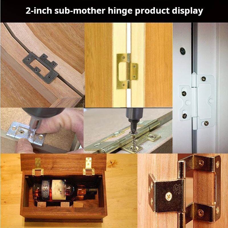 1PCS 2-inch Mother child Hinge – обзор и цена Furniture Hardware Photos