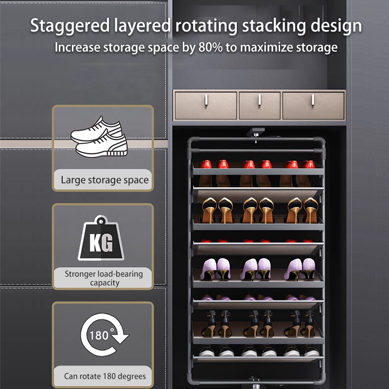 Rotating Shoe Rack 360-Degree  – обзор и цена Furniture Rotating Hardware