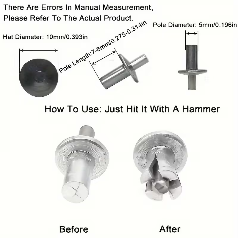 Round Head Aluminum Rivets Fas – обзор и цена Furniture Hardware Fixing Screws