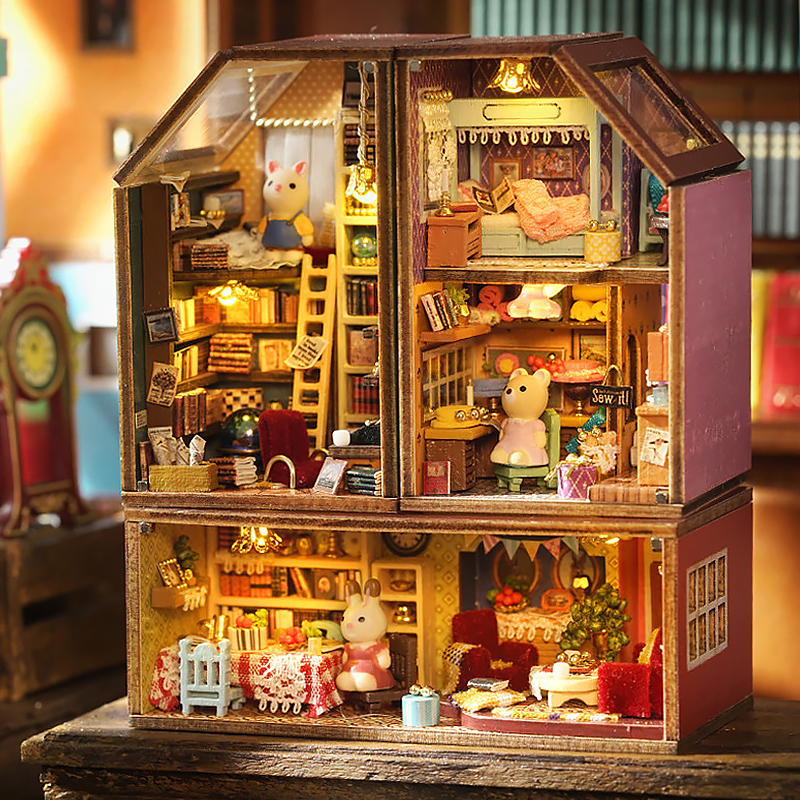 Wooden Dollhouse With Furnitur – обзор и цена Qh Furniture