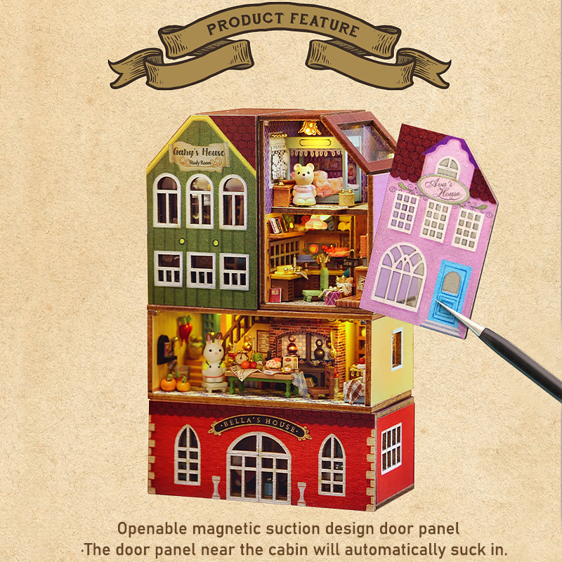 Wooden Dollhouse With Furnitur – обзор и цена Qh Furniture