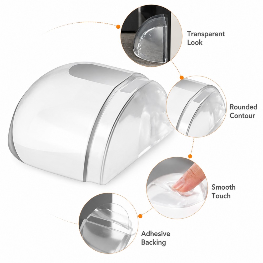 Transparent Silicone Doorstop  – обзор и цена Furniture Hardware Factory