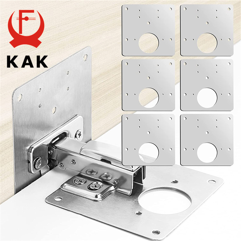 KAK 8pcs Hinge Repair Plate Br – обзор и цена Furniture Hardware Fixing Screws