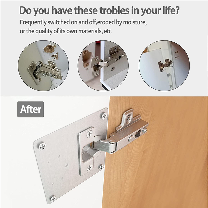 KAK 8pcs Hinge Repair Plate Br – обзор и цена Furniture Hardware Fixing Screws