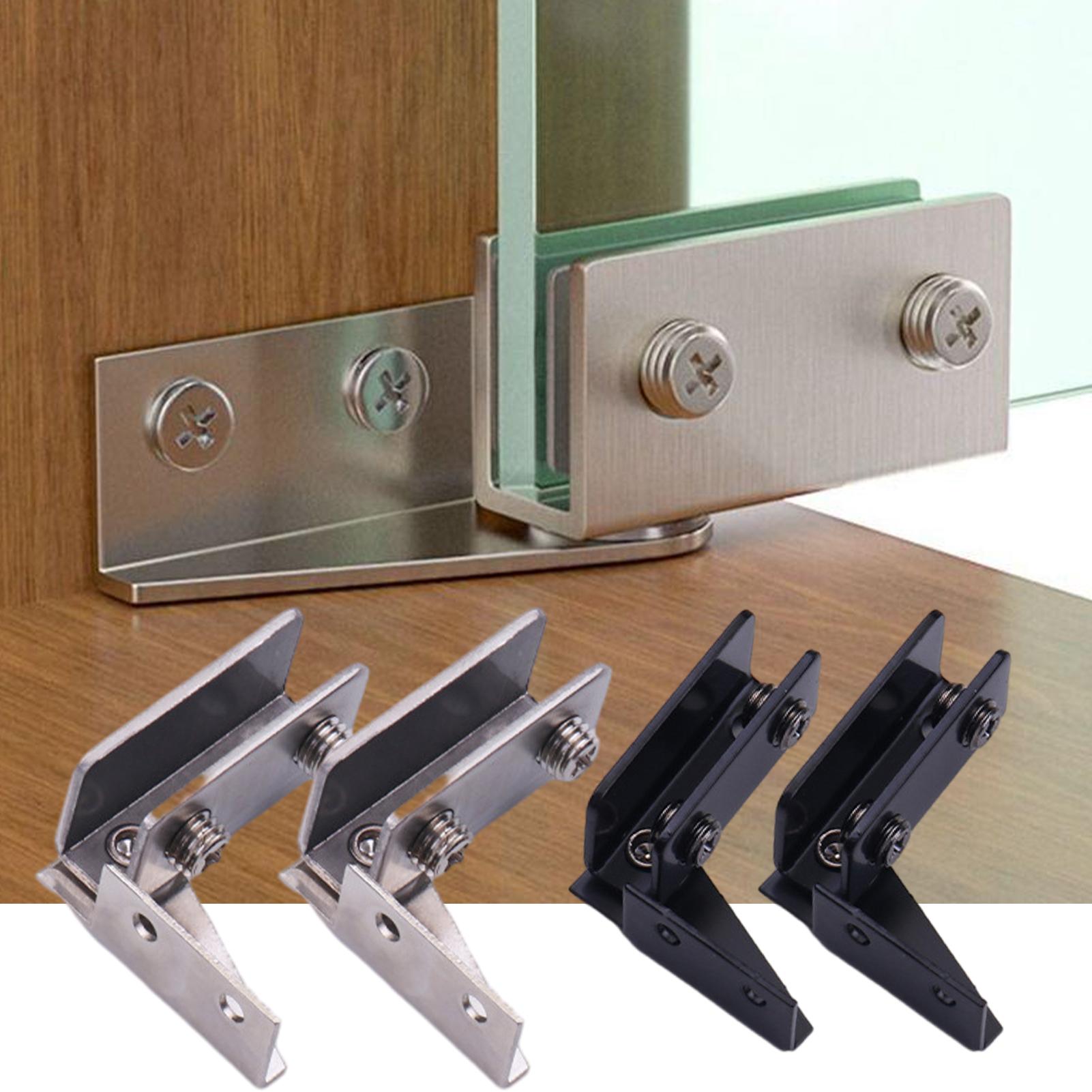 2pcs Non-Perforated Glass Door – обзор и цена Furniture Rotating Hardware