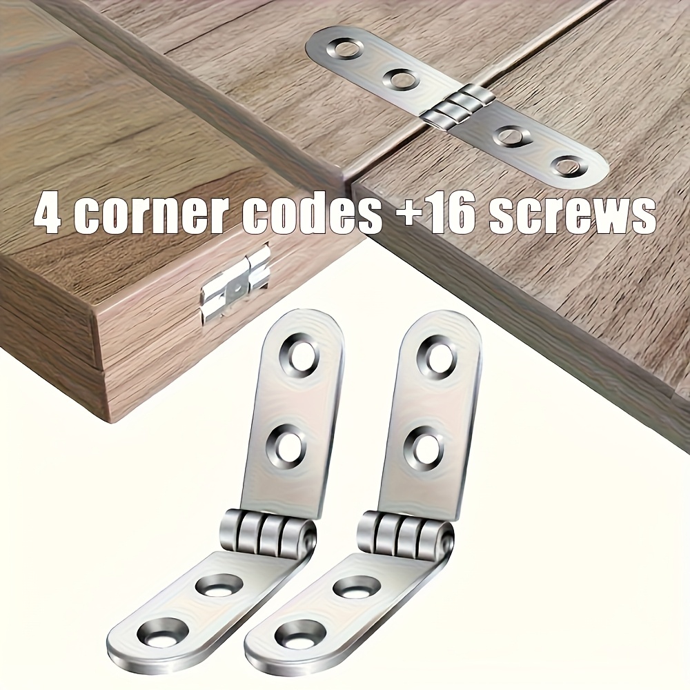 4pcs Foldable Flap Hinges Phot – обзор и цена Furniture Hardware Photos