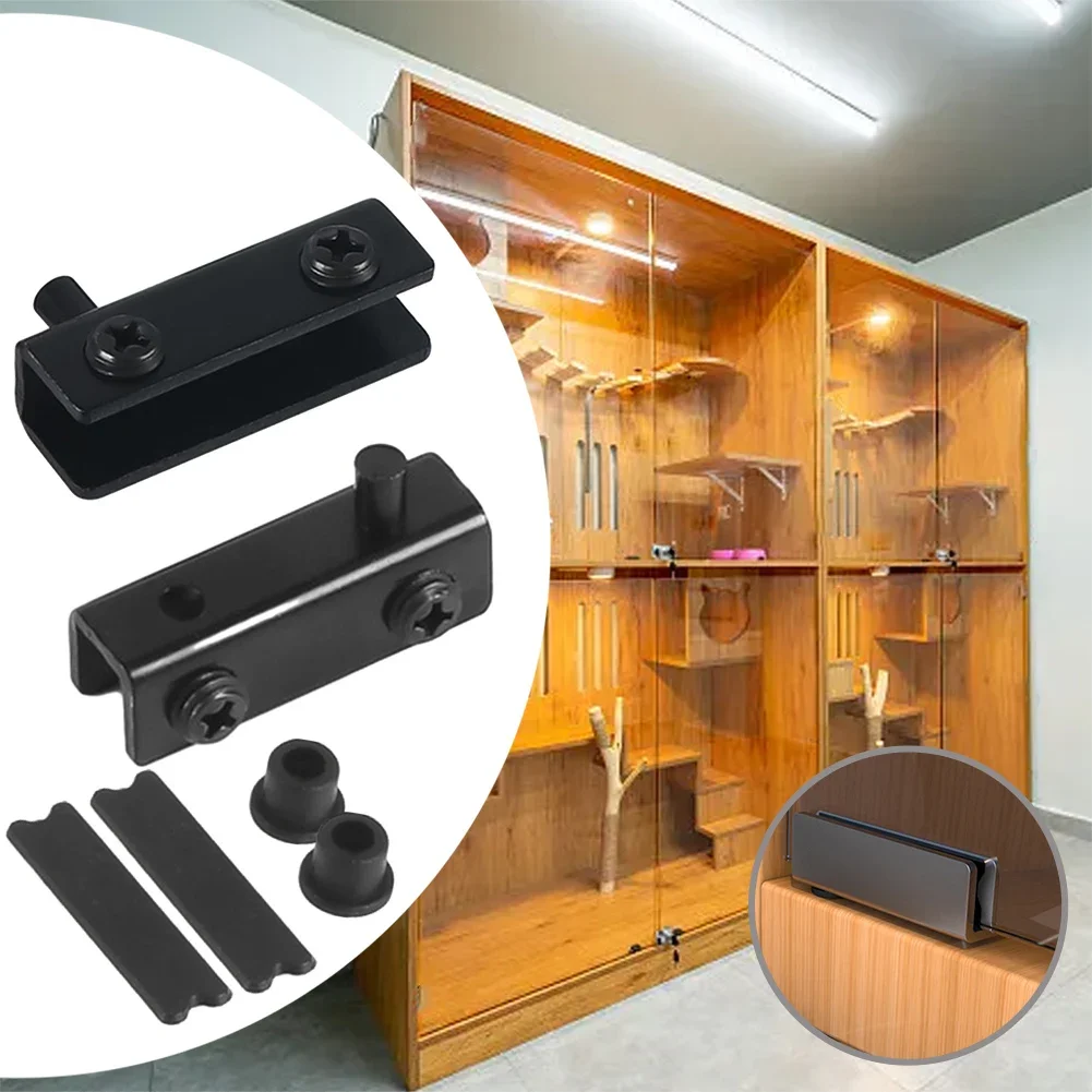 2Pcs Glass Pivot Hinge Rotatio – обзор и цена Furniture Rotating Hardware