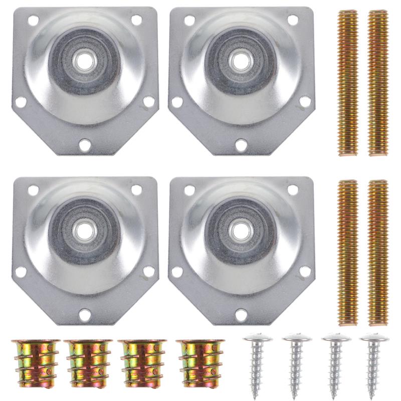 4pcs Angled Legs Fixing Plate  – обзор и цена Furniture Hardware Fixing Screws