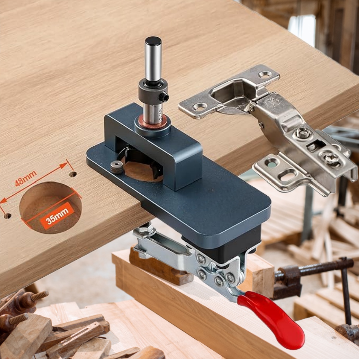 35mm Hinge Jig - Precise Borin – обзор и цена Furniture Hardware Fitting