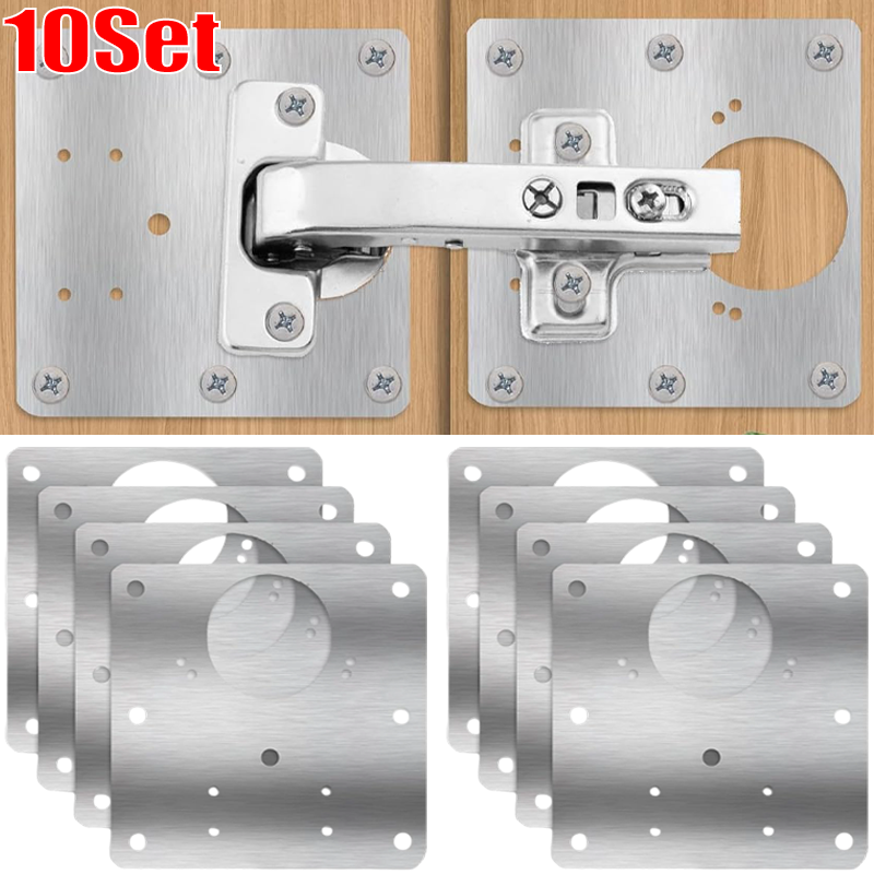 Cabinet Door Hinge Repair Plat – обзор и цена Furniture Hardware Fixing Screws