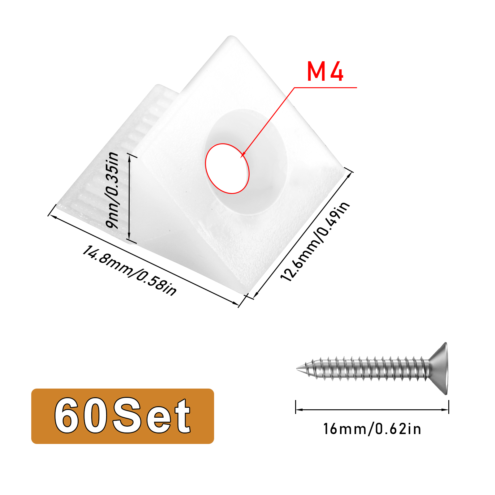 60set Repair Fixing Drawer Che – обзор и цена Furniture Hardware Fixing Screws